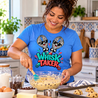 Whisk Taker – Grappige koken & bakken grap Tri-Blend Shirt