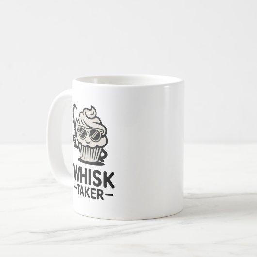 Whisk Taker Mug – Funny Baking Gift for Bold Cooks (Devant gauche)