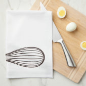 Whisk Thé Serviette de cuisine (Quart Plié)