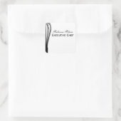 Whisk Vierkante Sticker (Tas)