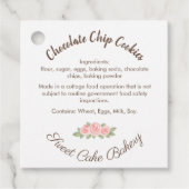 Whisk & Warmth Chocolade Cookie Ingredienten Label (Voorkant)