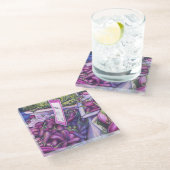 Whisk Well for Whale Soup Glazen Onderzetter (Schuin)