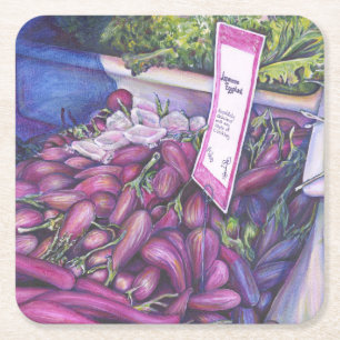 Whisk Well for Whale Soup Vierkante Kartonnen Onderzetter