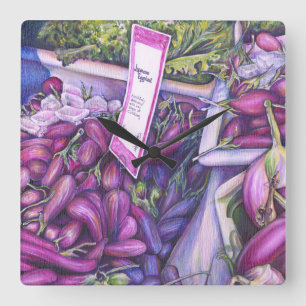 Whisk Well for Whale Soup Vierkante Klok