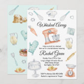 Whisked Away Kitchen Bridal Shower Kaart (Voorkant / Achterkant)