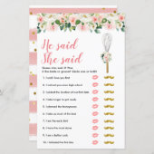 Whisked Away zei dat ze Kaart van games zei (Voorkant / Achterkant)