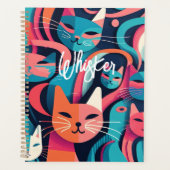 "Whisker Cats" Planificateur personnalisé pour Amo (Devant)