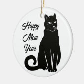 Whisker dans le temps - Ornement de chat (Gauche)