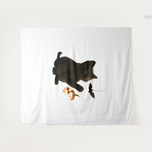 Whisker Hex & Lantaarn Glow Classic T-shirt Wandkleed (Voorkant (horizontaal))