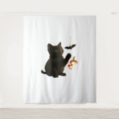 Whisker Hex & Lantaarn Glow Classic T-shirt Wandkleed (Voorkant)