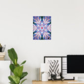 Whisker Kinetic Collage Kaleidoscope Poster (Bureau à domicile)