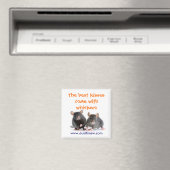 Whisker Kisses (rat) Magneet (Insitu (Vaatwasser))