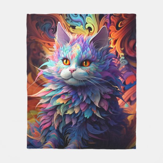 Whisker Wonder Fleece Deken (Voorkant)