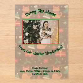 Whisker Wonderland Acrylic Photo Acryl Uitnodigingen