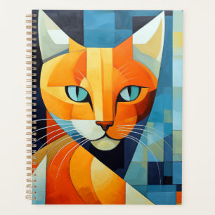 Whiskers Abstraits : Chat orange