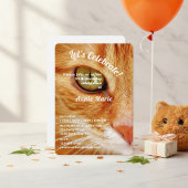 Whiskers and Wish Invitation d'anniversaire