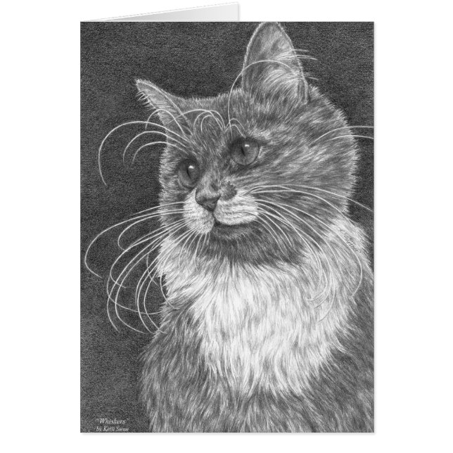 Whiskers Cat Drawing: Kelli Swan (Voorkant)