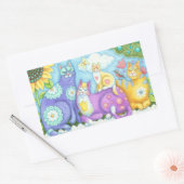 Whiskers Et Pureuses, TCHAT AMIS STICKERS Feuille (Enveloppe)