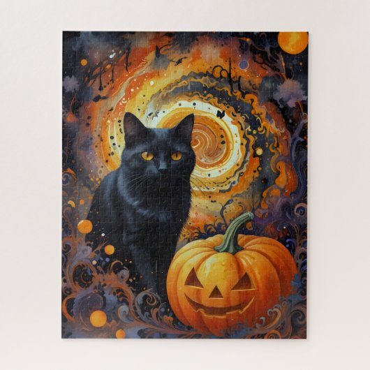 Whiskers in de Halloween Whirl Legpuzzel (Verticaal)