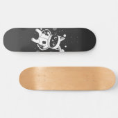 Whiskers in de ruimte skateboard (Horizontaal)