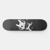 Whiskers in de ruimte skateboard (Horizontaal)