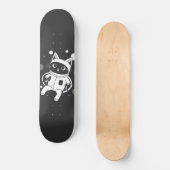 Whiskers in de ruimte skateboard (Voorkant)