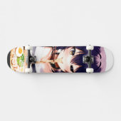 Whiskers noodlicious : Anime Cat Girl Skateboard (Horz)