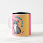 Whiskers & Tales - Mug de l'Amoureux des chats (Devant gauche)