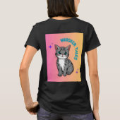 Whiskers & Tales | Whimsical Cat Storybook T-shirt (Achterkant)