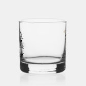 "Whiskey" Aangepaste Monogram Whisky Glas (Rechts)