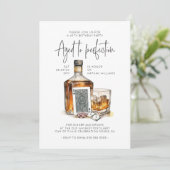 Whiskey Birthday Invitation Poker Party Invitation (Debout devant)