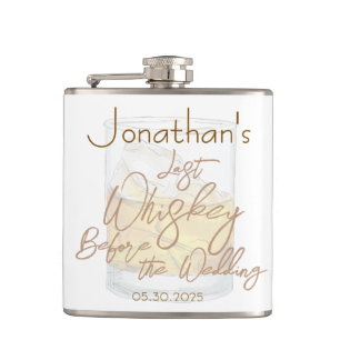 Whiskey Bruiloft Bachelorfeest Heupfles