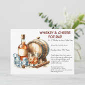 Whiskey & Cheers – Invitation de la fête des Pères (Debout devant)