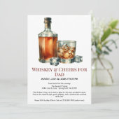 Whiskey & Cheveux pour Papa - Invitation de la Fêt (Debout devant)