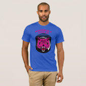 WHISKEY CHILD - T-Shirt w/PINK WOLF Logo (Voorkant volledig)
