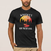 WHISKEY CHILD - Zwart Shirt met nu je een Logo heb (Voorkant)