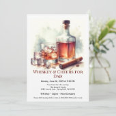 Whiskey & Cigars – Invitation de la fête des Pères (Debout devant)