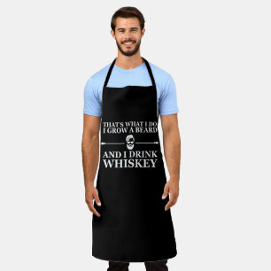 Whiskey citaten en grappige baardige uitspraken schort