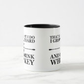 Whiskey citaten met grappige bebaarde gezegden mok (Midden)