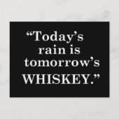 Whiskey citeert grappige alcohol gezegden geschenk feestdagenkaart (Voorkant)