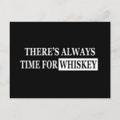 Whiskey citeert grappige alcohol gezegden geschenk feestdagenkaart (Voorkant)