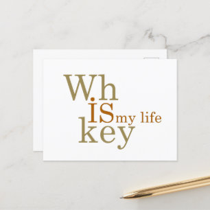 Whiskey citeert grappige alcohol gezegden geschenk feestdagenkaart