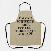 Whiskey citeert grappige alcohol gezegden geschenk schort (Voorkant)