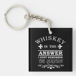 Whiskey citeert grappige alcohol gezegden geschenk sleutelhanger