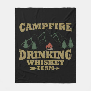 Whiskey citeert grappige camping camper gezegden fleece deken