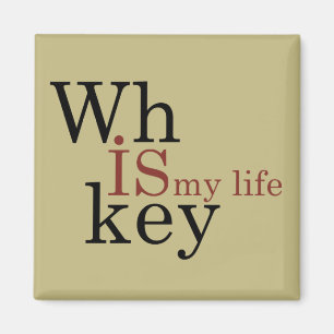 Whiskey citeert grappige drink alcoholische gezegd magneet