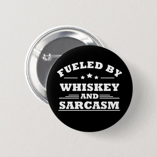 Whiskey citeert grappige drink alcoholische gezegd ronde button 5,7 cm (Voorkant /achterkant)