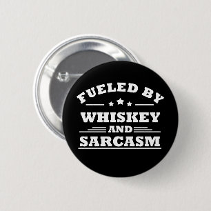 Whiskey citeert grappige drink alcoholische gezegd ronde button 5,7 cm