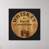 Whiskey citeert grappige drink gezegden canvas afdruk (Voorkant)