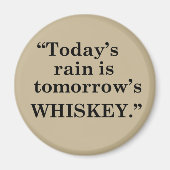 Whiskey citeert grappige drink gezegden magneet (Voorkant)